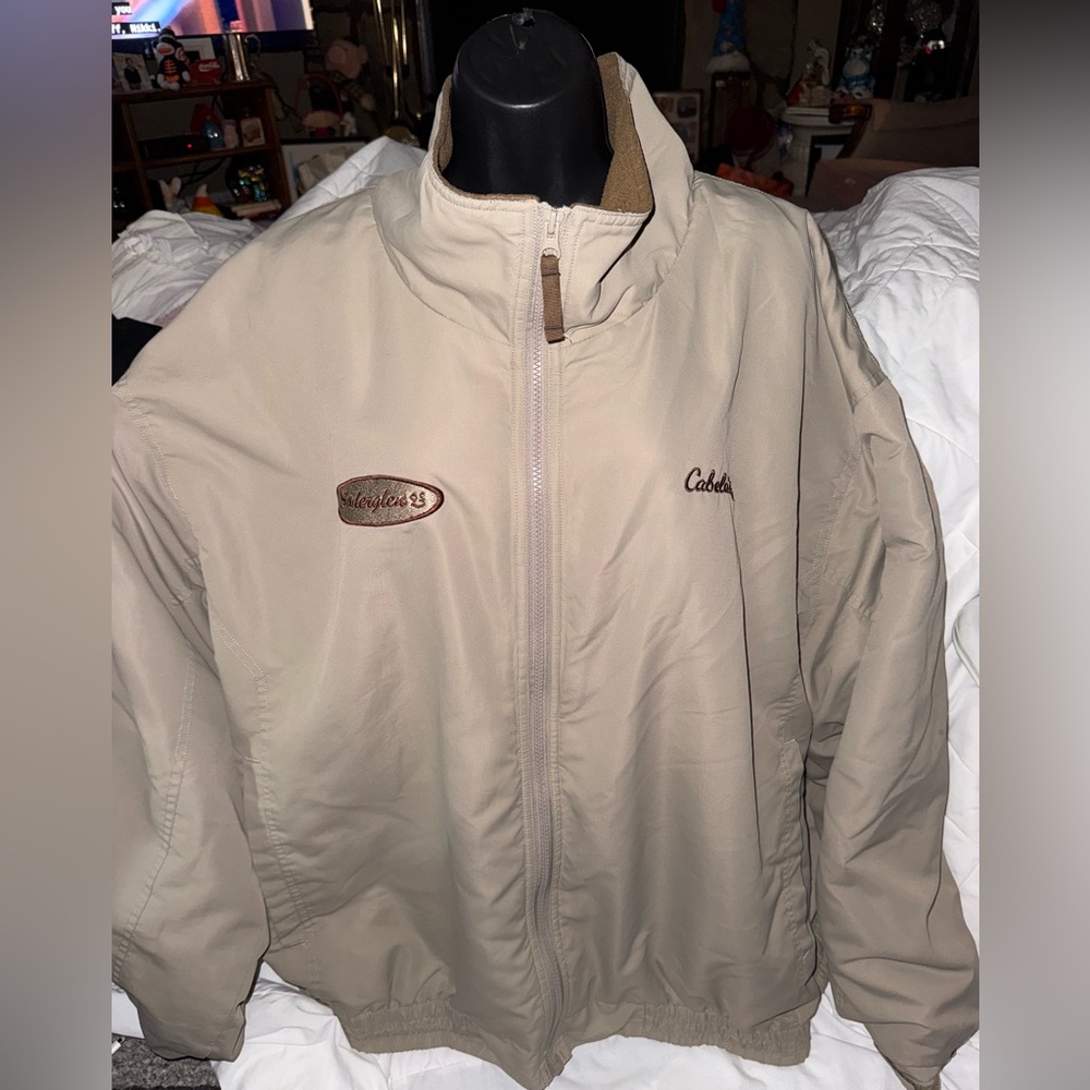 Cabela's Outdoor Gear Beige Bomber Jacket